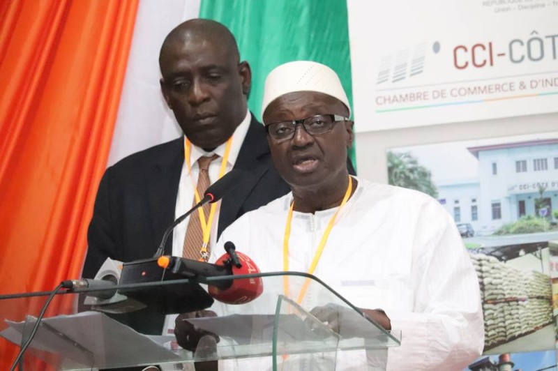 Faman Touré a invité les autres candidats à le rejoindre pour une chambre consulaire forte au service du secteur privé de Côte d'Ivoire. (Ph: Dr)