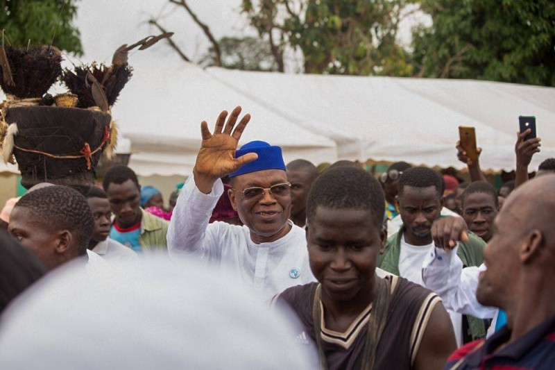 Issa Malick Coulibaly a communié avec ses partisans.