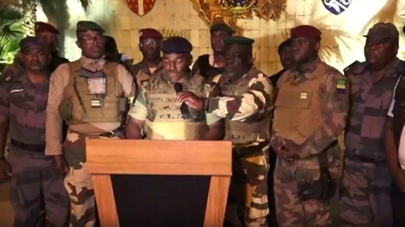 Gabon: après l'annonce de la réélection d'Ali Bongo, des militaires proclament l'annulation du scrutin. (Ph:France 24)