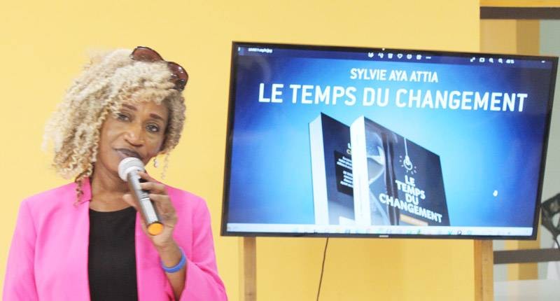 Sylvie Aya Attia veut contribuer au changement de mentalité des Africains. (Ph: Dr)