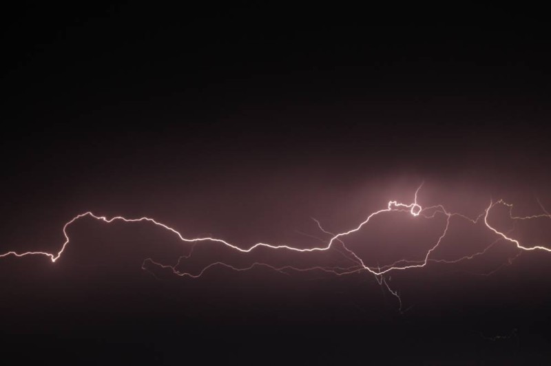 le temps orageux sera accompagné d'éclairs et du tonnerre.(Ph:DR)