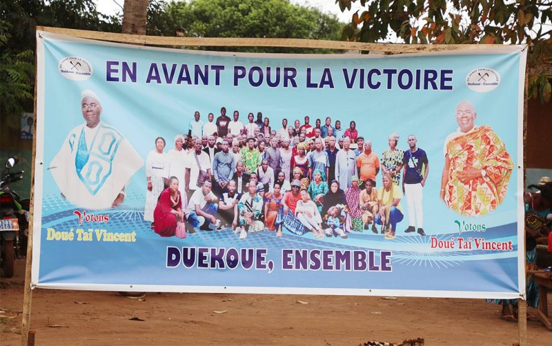 Roland Marcel Angahi, directeur de campagne du candidat Doué Taï Vincent