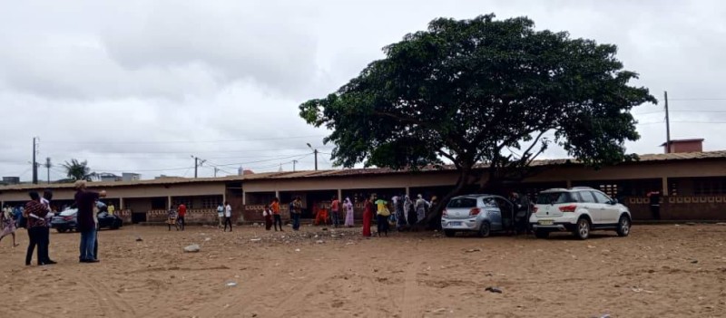 Au Groupe scolaire Gbagba de Bingerville. (Ph: Edouard Koudou)