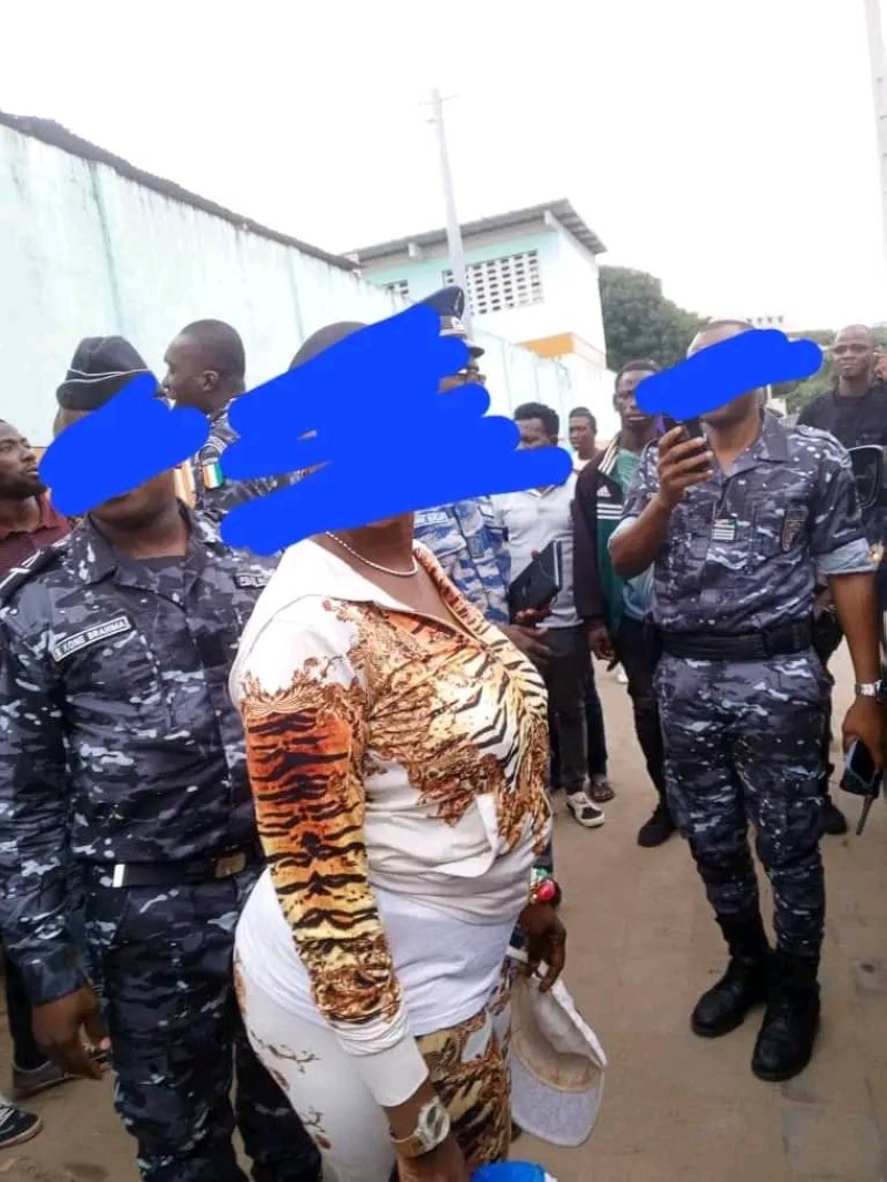 Une image de la femme appréhendée. (Ph: S A)