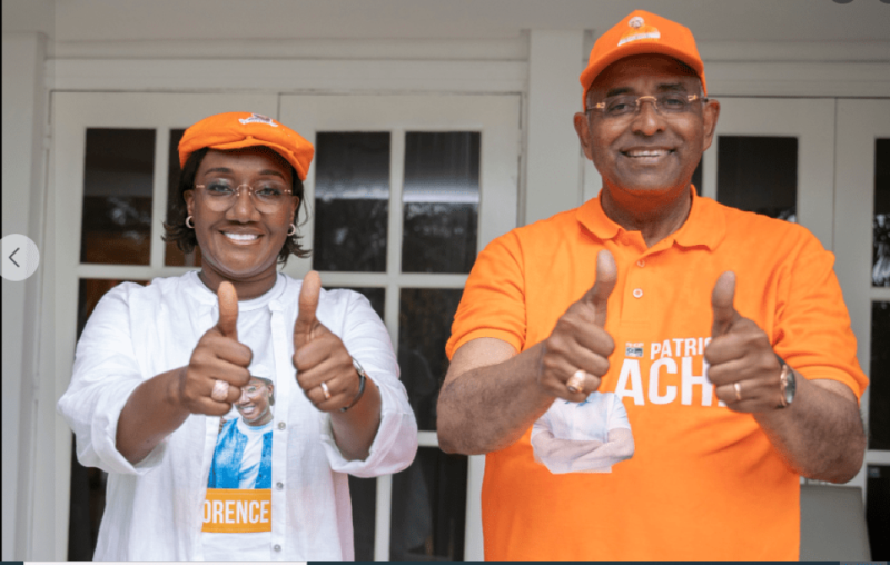 Le Premier ministre ivoirien et son épouse Florence Achi. (Dr)