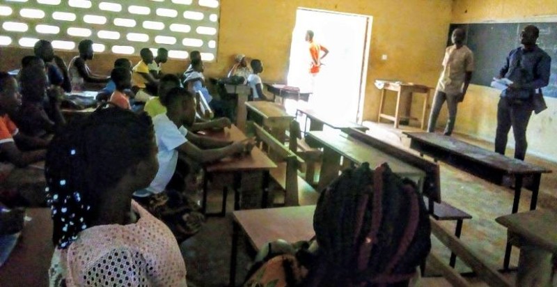 97 élèves ont été occupés avant la rentrée des classes. Photo Dr