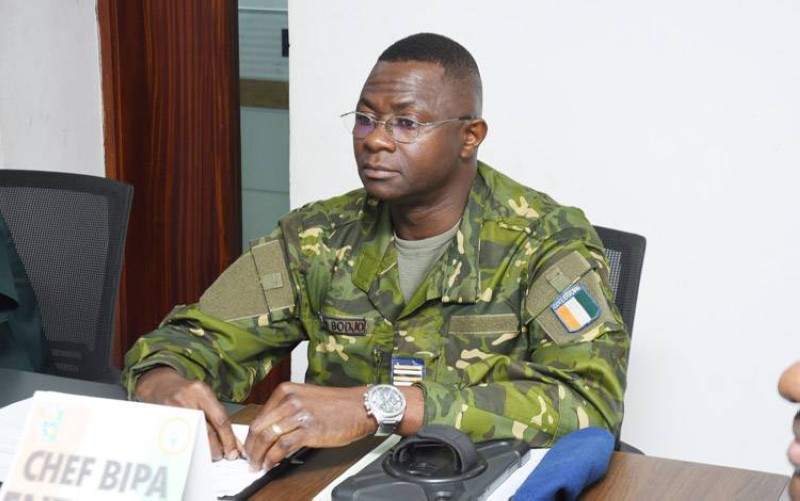 Le nouveau chef Bipa, le Lieutenant-colonel Bodjo Assagou Jean-Marie. (Ph: BIPA)
