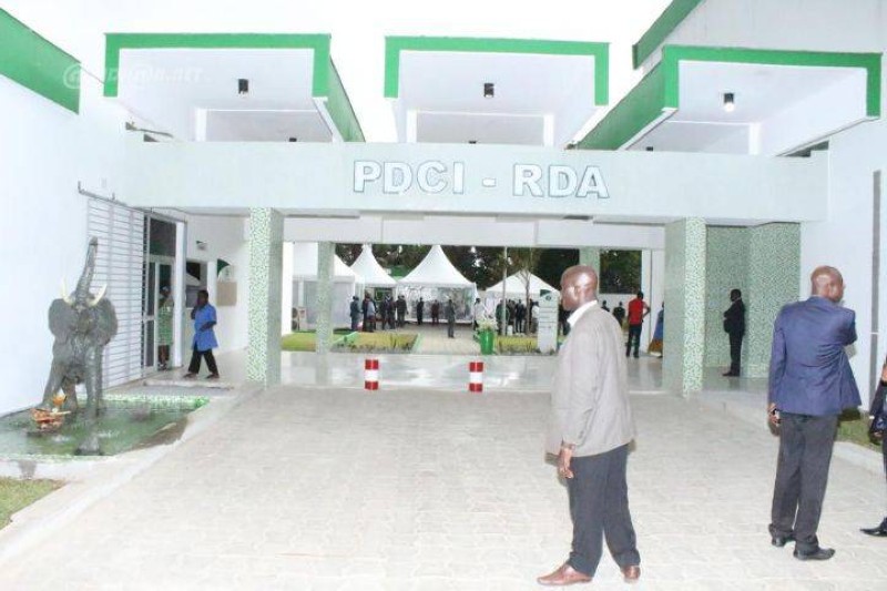 Le siège du Pdci-Rda à Abidjan-Cocody