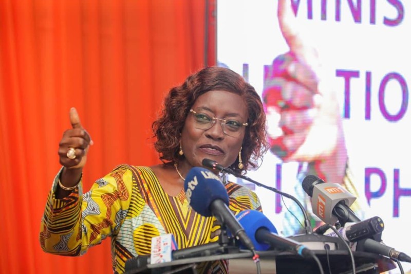 Mariatou Koné s'est dite heureuse des résultats des examens à grand tirage. (Ph: Dr)