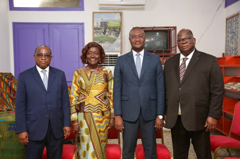 La ministre Mariatou Koné a présidé la réunion de rentrée. (DR)