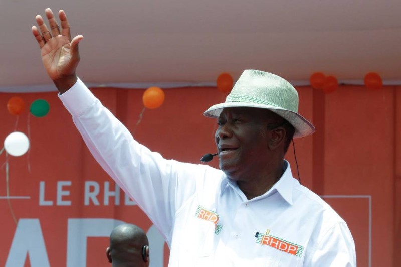 Le parti du président Alassane Ouattara, grand gagnant des élections locales. (DR)