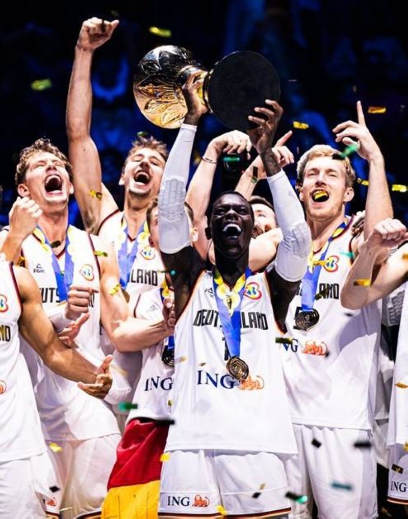 L'Allemagne vient d'être sacrée championne du monde pour la première fois (DR)