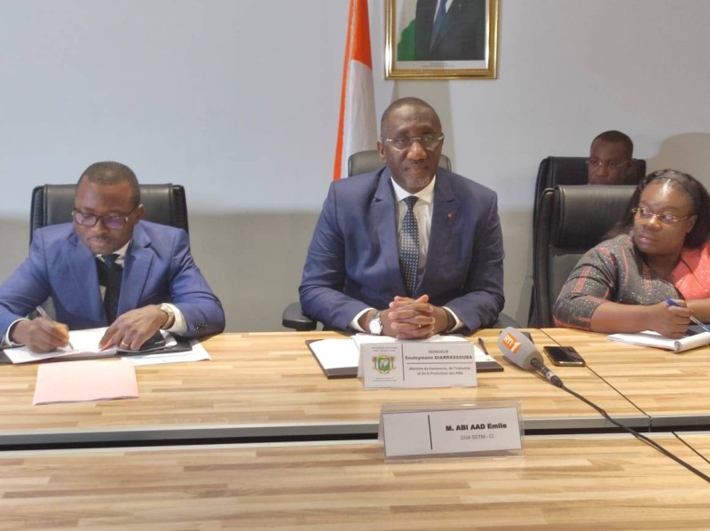 Le ministre Souleymane Diarrassouba