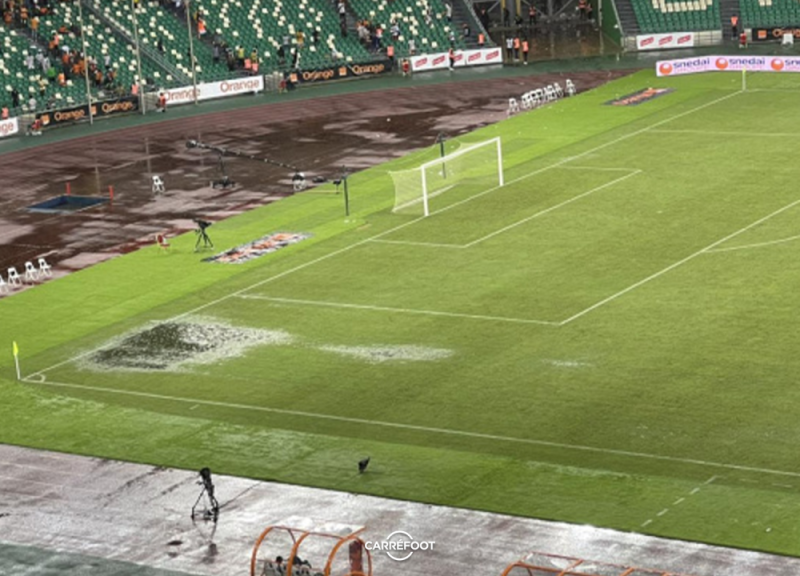 La qualité défectueuse du stade Alassane Ouattara n'a pas permis d'aller au terme du match amical Mali-Côte d'Ivoire