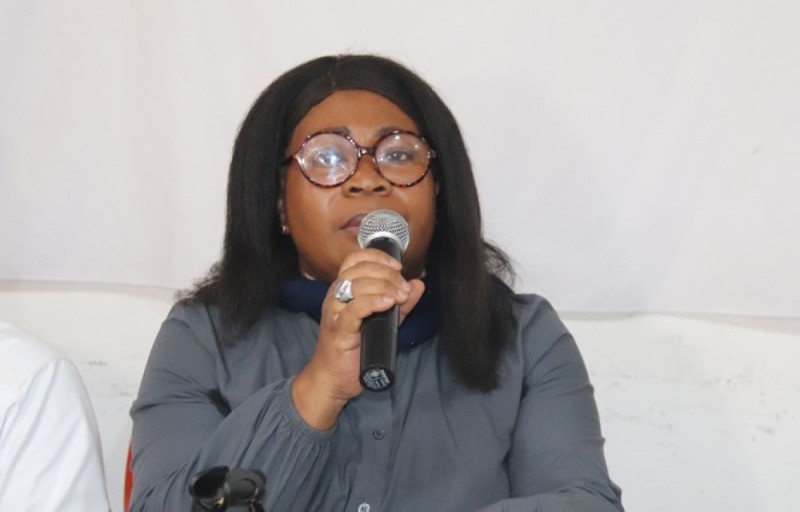 Me Yapobi Ketty Yolande, porte-parole adjointe de la Cei. (Ph: Dr)