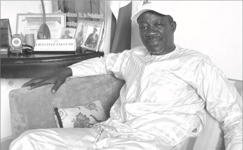 le candidat du Rhdp, Koné Boubacar, dévoile ses ambitions. (Ph: Dr)