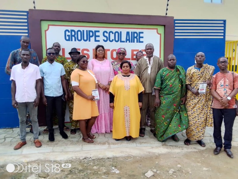 Le groupe scolaire receptionné par la communauté (DR)