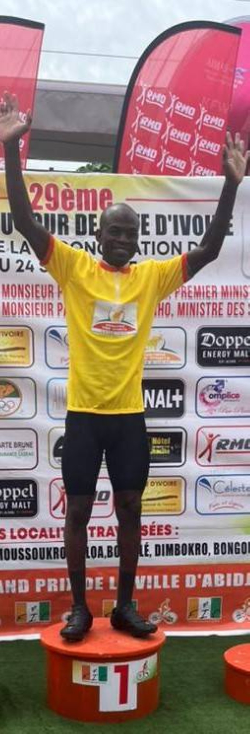Traoré Souleymane, le détenteur du maillot jaune au terme de la 3ème