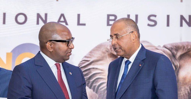 Les Premiers ministres Patrick Achi et Jean-Michel Sama Lukonde Kyenge