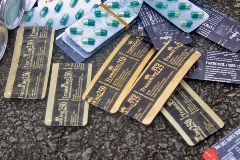 L'association de gélules de tramadol à la boisson "Vody" donne un cocktail détonnant dénommé "Kadhafi". (Ph: Dr)
