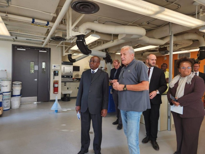 Le ministre N'GUESSAN Koffi en visite au Canada. (Dr)