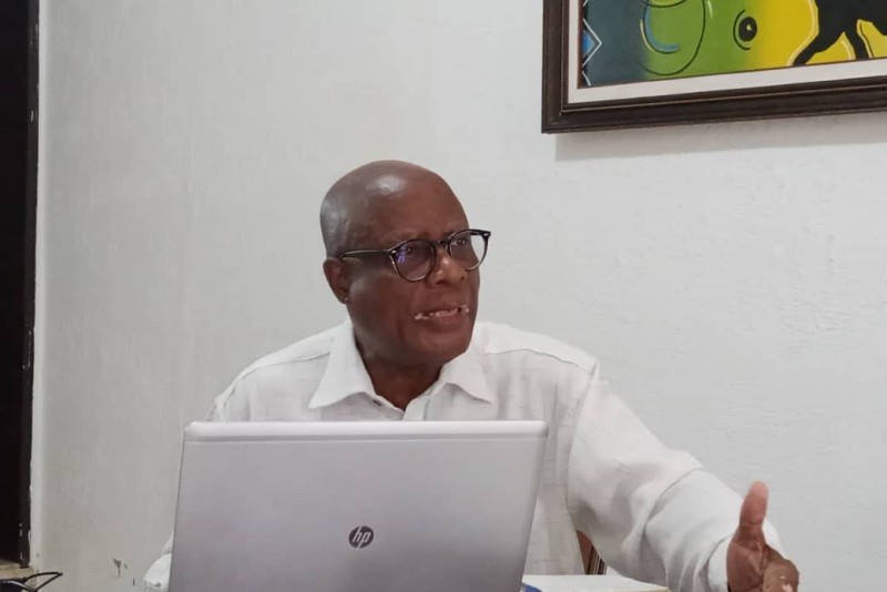 Dr Miezzan Kouamé, directeur exécutif d’AfricaSeeds, a entretenu la presse sur l’importance du secteur semencier dans la souveraineté alimentaire. (Photo DR)