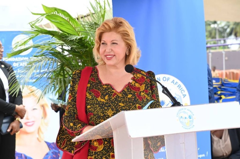 La Première dame Dominique Ouattara