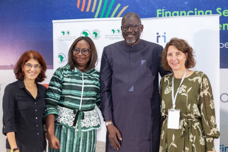 Marie-Laure Akin-Olugbade et Elhadj As Sy ont exprimé leur gratitude à la représentante de l'Allemagne qui finance le partenariat 
