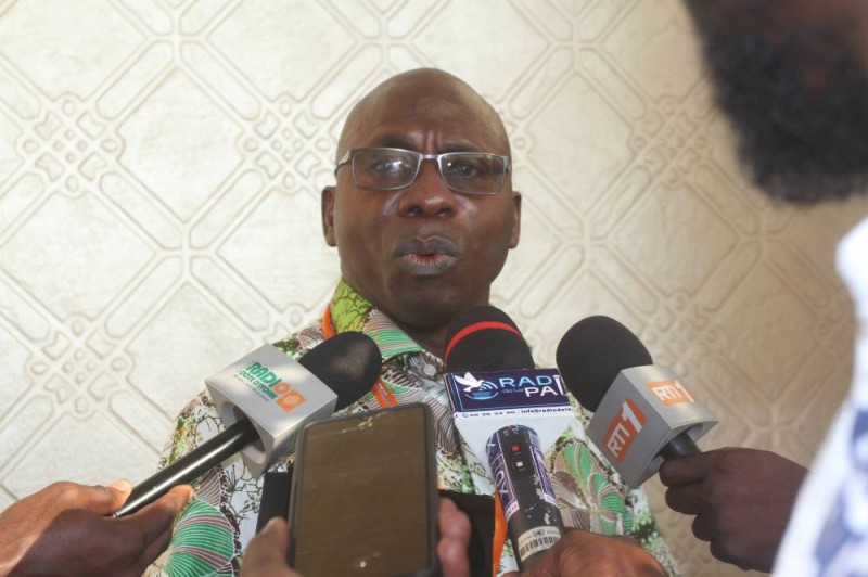 Dr Diarra Arouna, président de l'ordre des pharmaciens de Côte d'Ivoire (Photo Dadié Veronique)