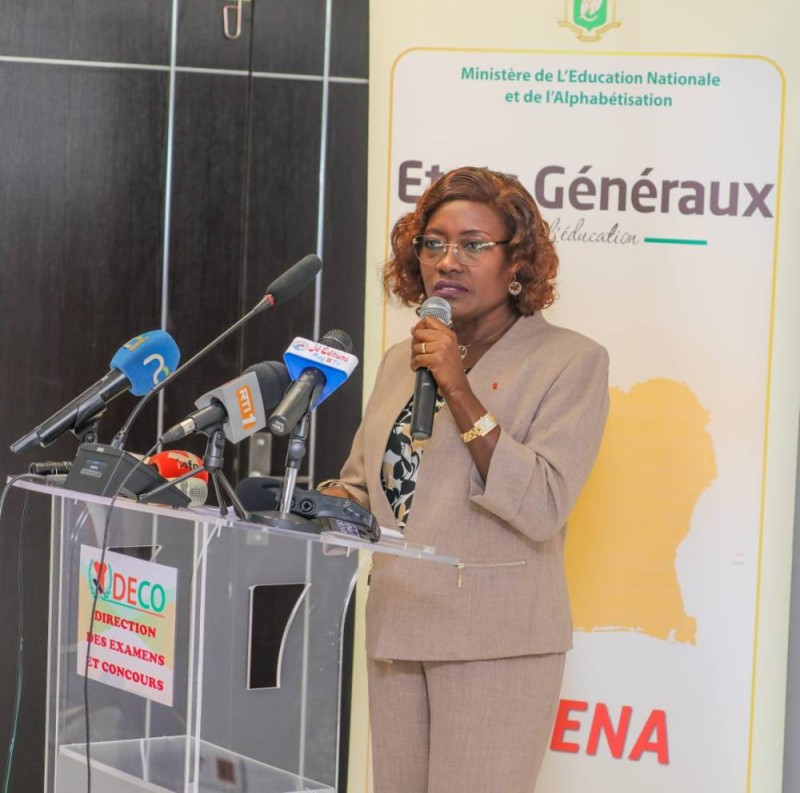 Le ministre de l’Éducation nationale et de l'Alphabétisation, Mariatou Koné. (Dr)