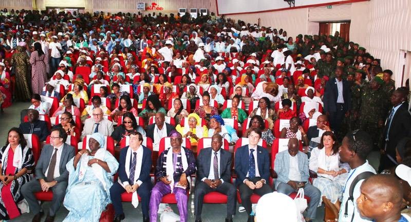 Une vue du Palais du peuple plein à craquer lors de cet évènement important pour l’équité et la justice sociale en Guinée. (Ph: Dr)