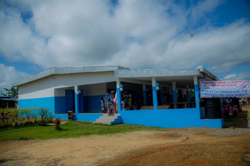 Une vue partielle de l'etablissement sanitaire fraichement inaugure