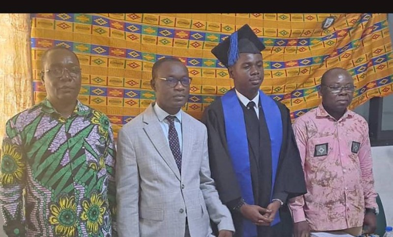 Aboya Ange Remi, a convaincu le jury présidé par le Prof titulaire Aka Brou Emmanuel
