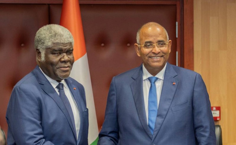 Beugré Mambé et Patrick Achi