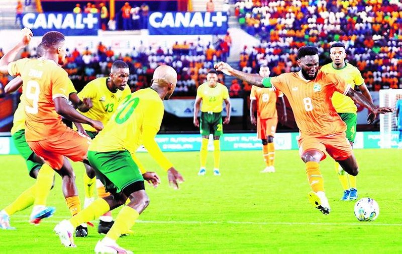 Le porteur du brassard de capitaine, lors du match amical Côte d'Ivoire-Afrique du Sud, a honoré les siens par la qualité de sa prestation (DR)