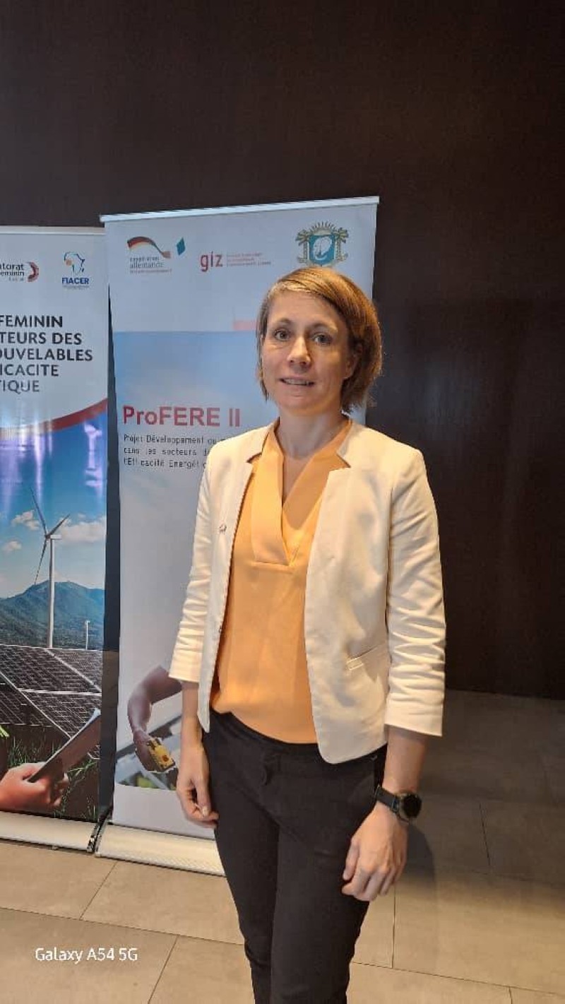 Dr Maya Schmaljihann, Cheffe de coopération à l'ambassade de le Republique Fédérale d'Allemangne en Côte d'Ivoire. (DR)