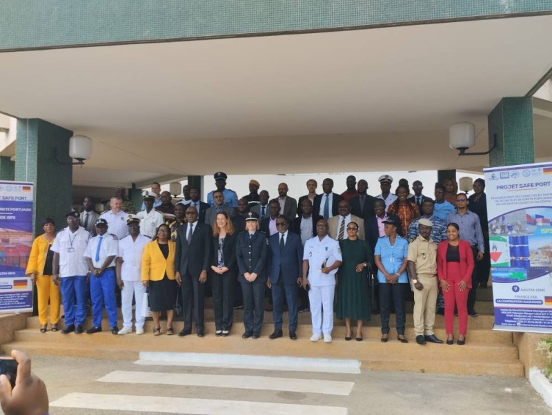 Les participants à la formation proviennent de 13 ports du golfe de Guinée. (Photo DR)