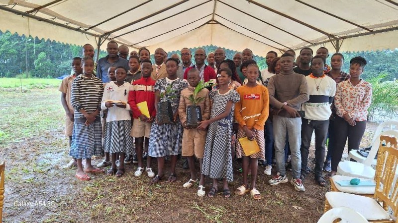 Ce sont au moins 100 individus de palmiers qui seront plantés autour et dans la forêt de l'Université Nangui Abrogoua. (DR) (1)