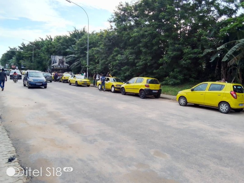 La circulation a été fortement perturbée par la faute du débrayage des taxis communaux