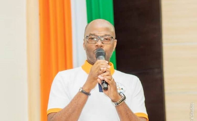 M. Kanga Anderson, le président de l’Amicale des agents civils des douanes de Côte d’Ivoire (Aacd). (Ph: Sercom AACD)
