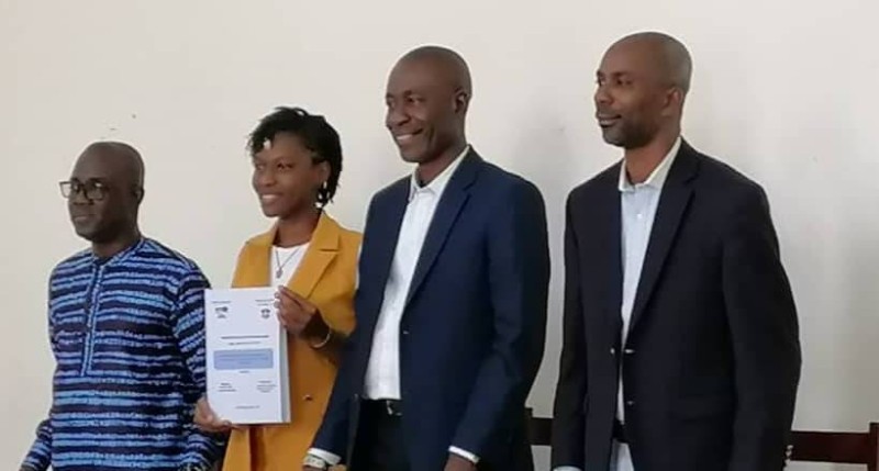 Soutenance de mlle Doucrou Acelle. (DR)