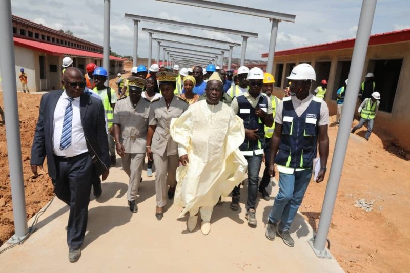 Le ministre Pierre Dimba visite l'infrastructure (DR)