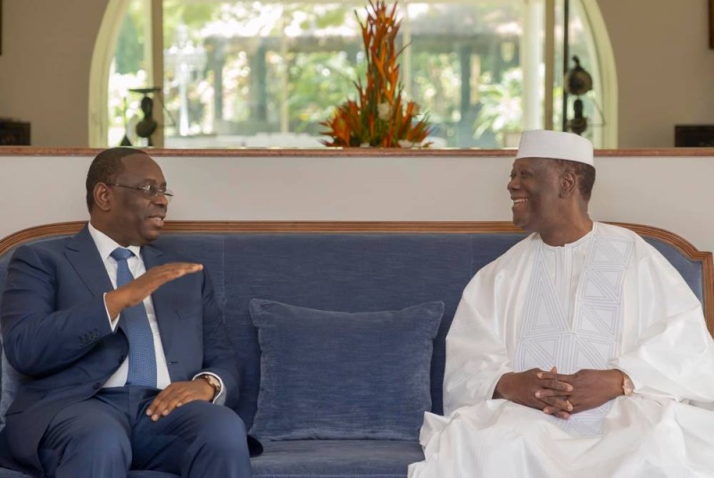 Les Présidents Macky Sall et Alassane Ouattara