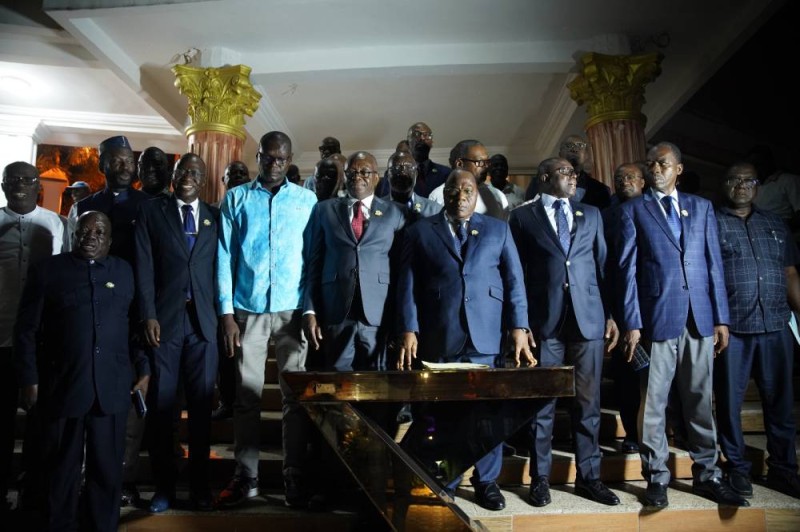 La majorité des parlementaires du Pdci apporté leur soutien a Tidjane Thiam