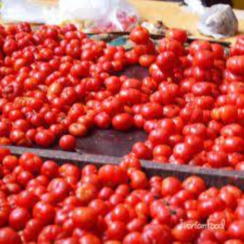 Une vue de la tomate dans un marché. (Ph: Dr)