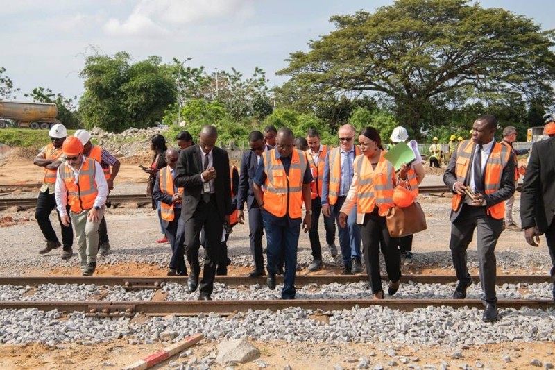 Le ministre des Transports visite le chantier du métro (DR)