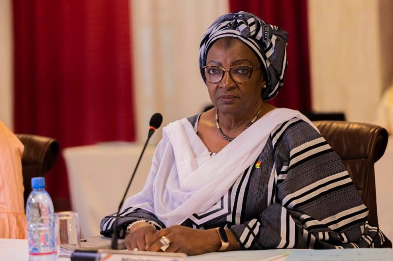 La ministre de l'Energie et de l'Eau, Bintou Camara
