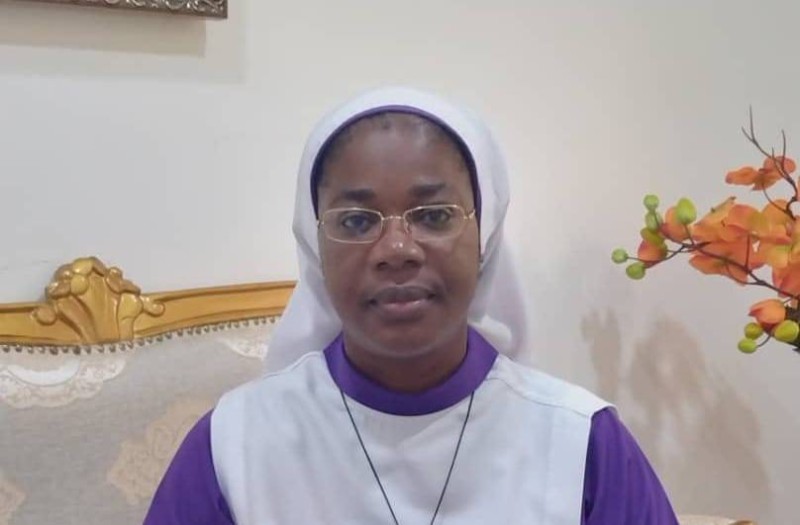 Soeur Marceline Ebia, l'initatrice de cette conférence