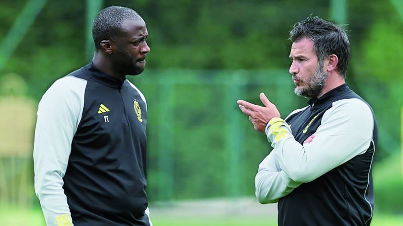 



Yaya Touré et son mentor, Roberto Mancini.  