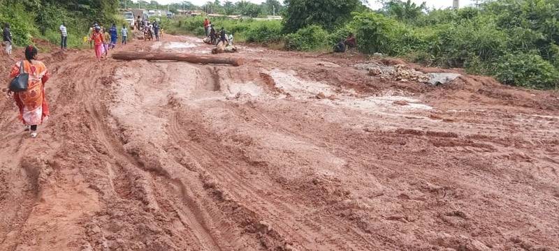 La route de Taï est un cauchemar pour les usagers. (Ph: Dr)